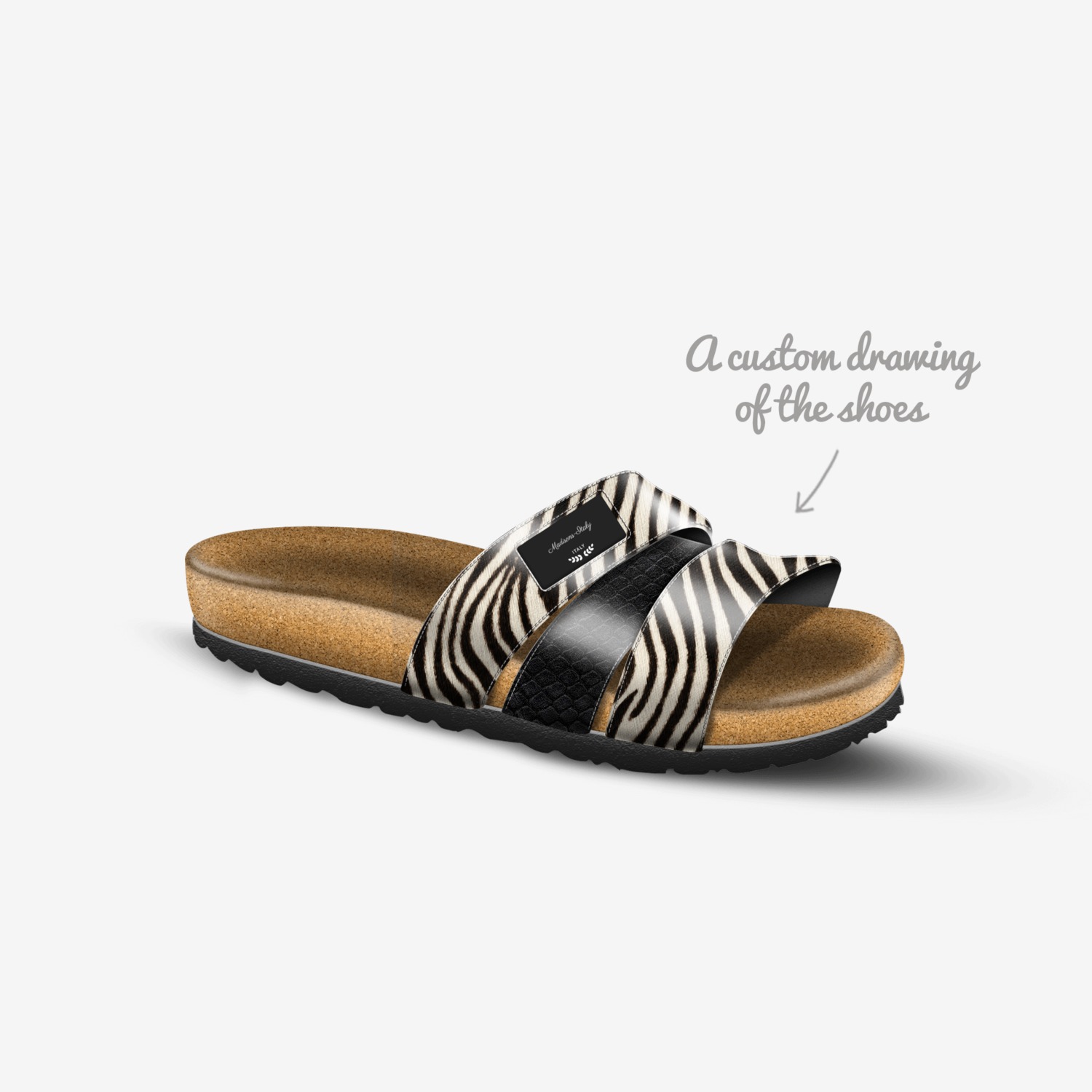 Madisons-Italy  custom made in Italy shoes by Rashied Goodwin | Sketch view