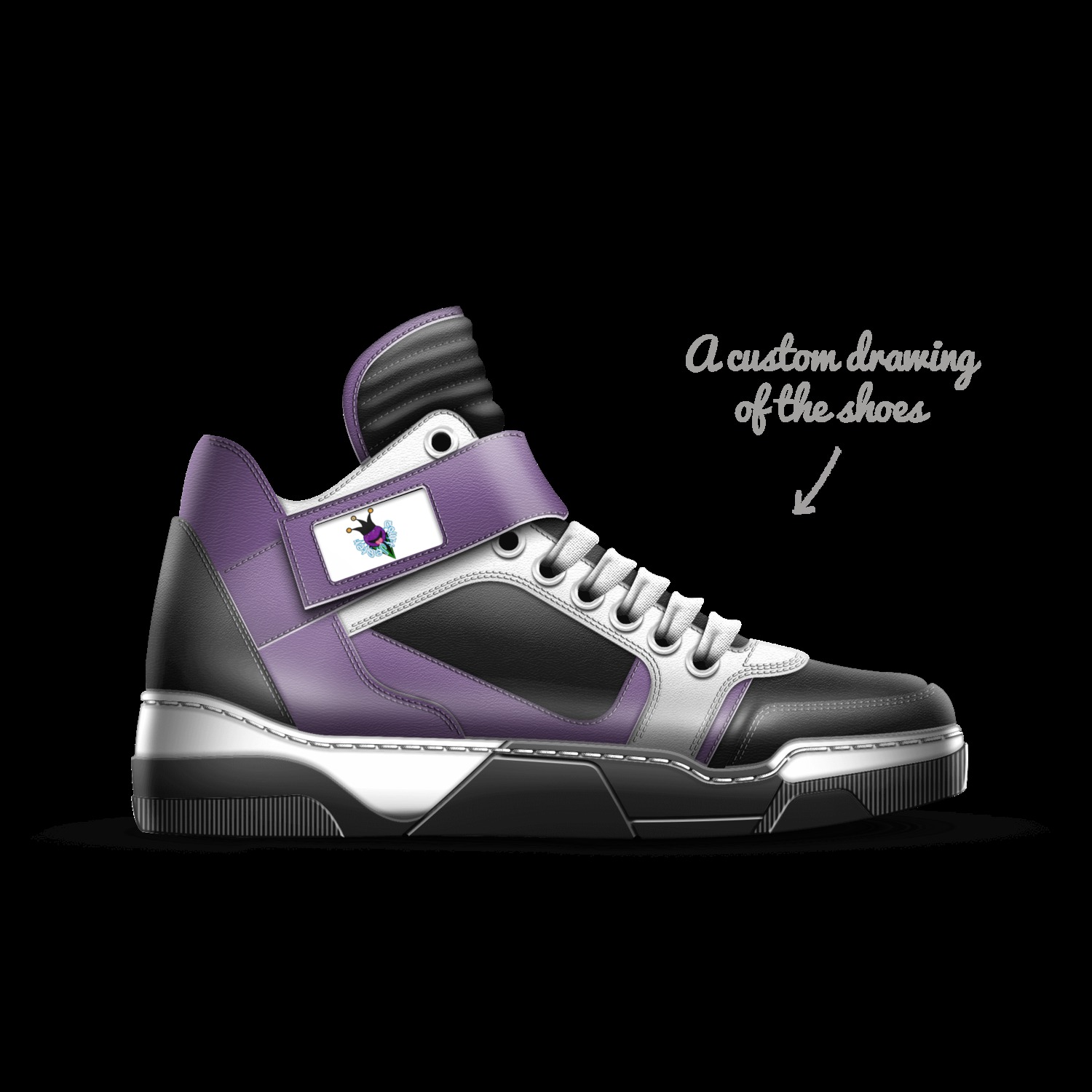 Custom shoe drawing best sale