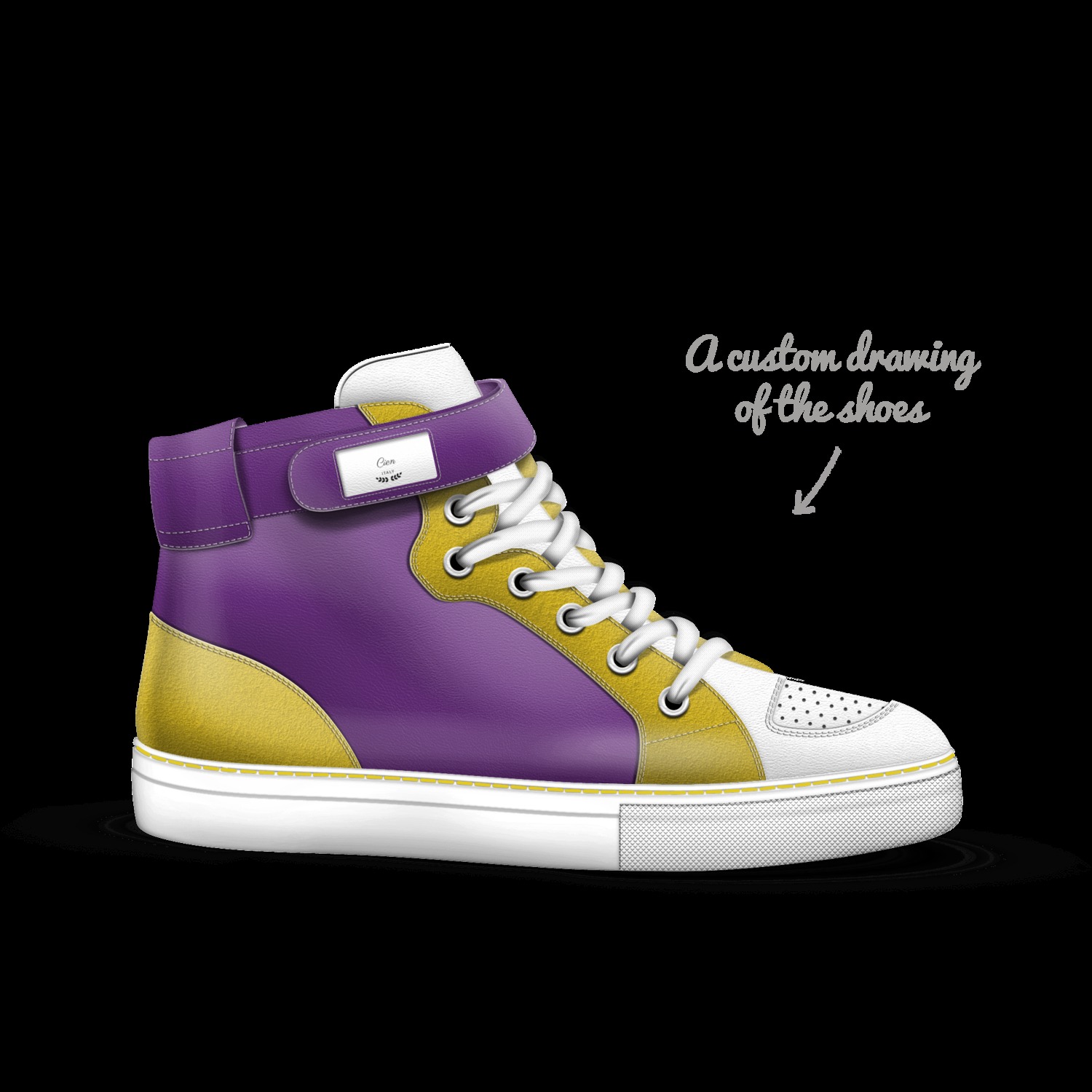 evans purple shoes
