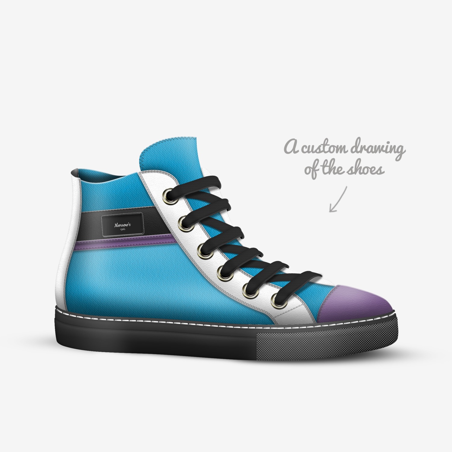 Morrow's custom made in Italy shoes by Jayma Morrow | Sketch view