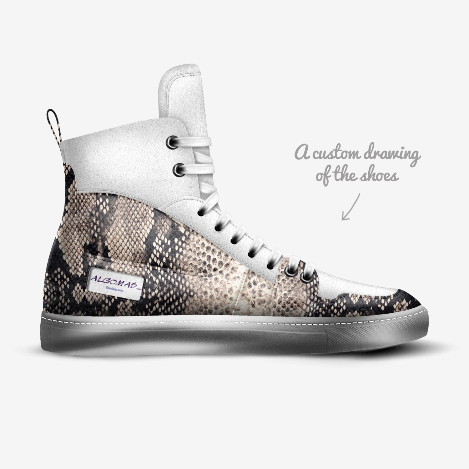 Algomas... custom made in Italy shoes by Ivan Carrera | Sketch view