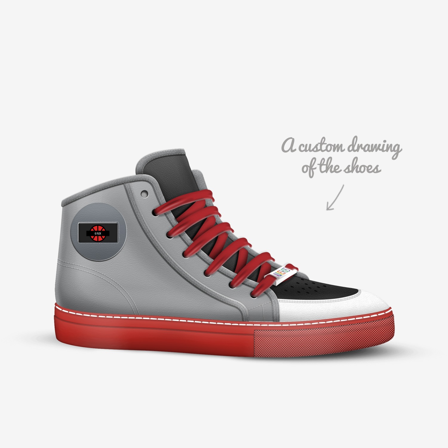 G Flex custom made in Italy shoes by Taurus Green | Sketch view