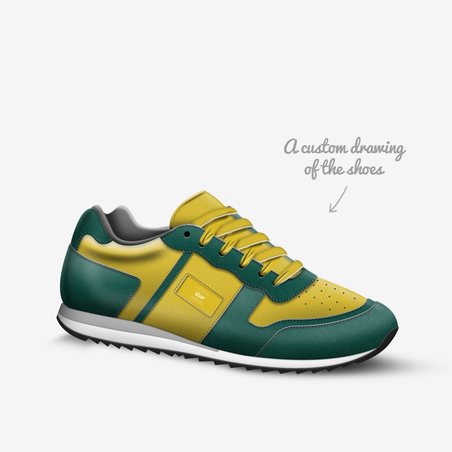 DtM custom made in Italy shoes by Nathan Russell | Sketch view