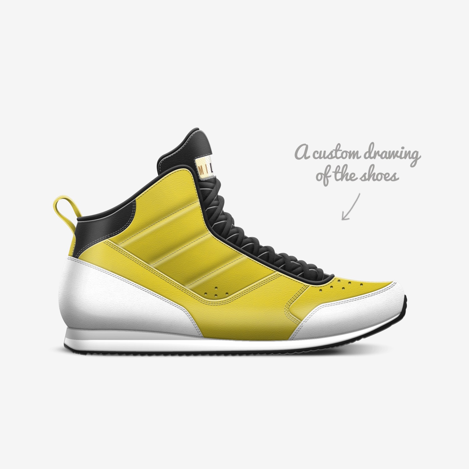The Milan Piero. custom made in Italy shoes by Di Ser Piero | Sketch view