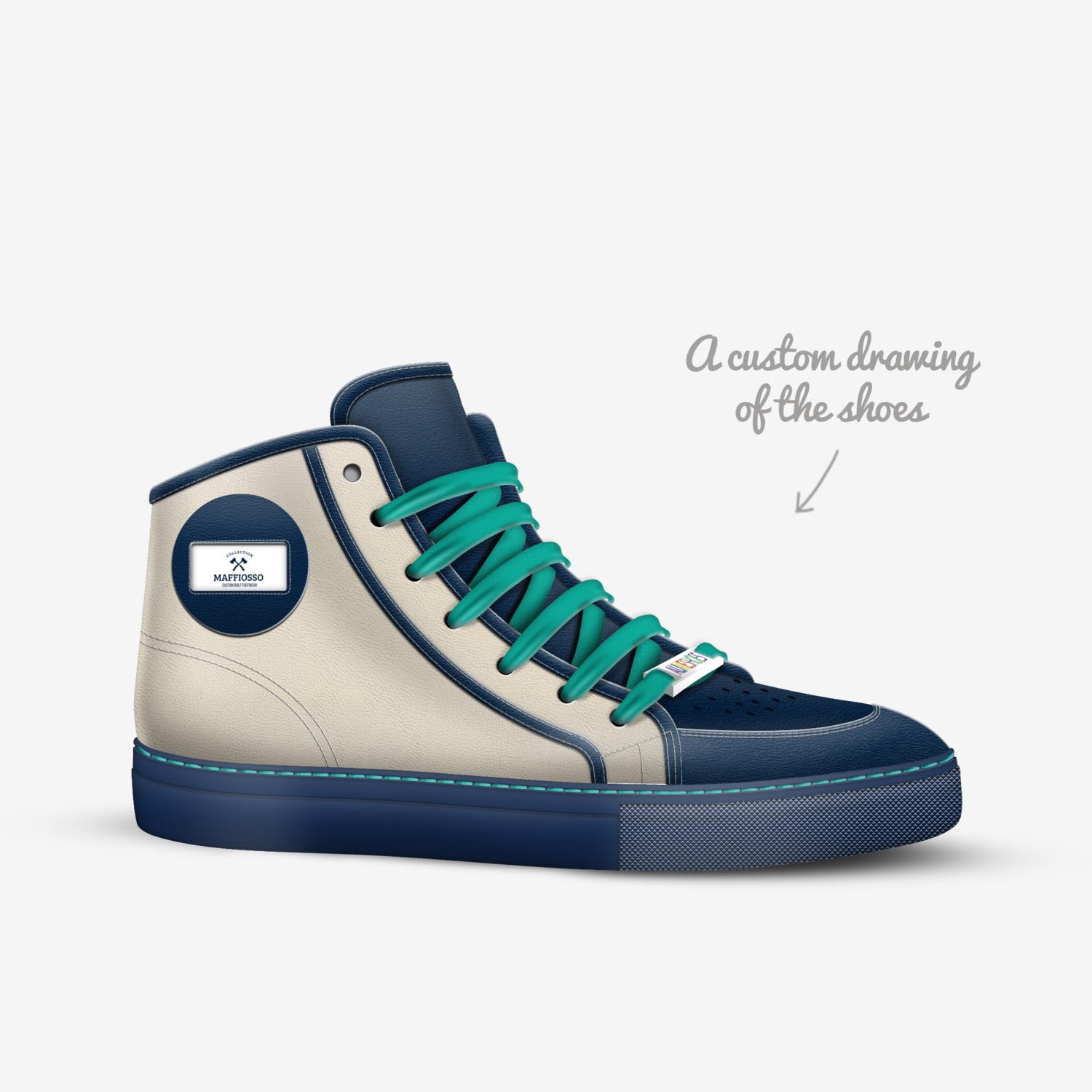 MAFFIOSSO custom made in Italy shoes by Charlie Thrash | Sketch view