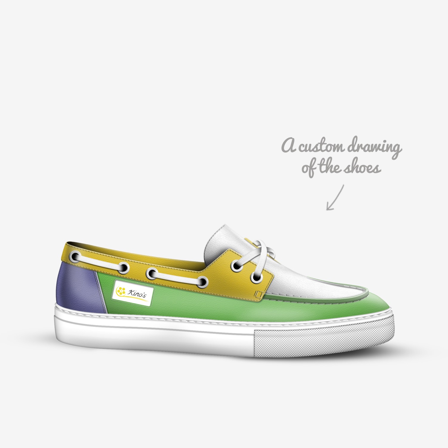 KINO'S custom made in Italy shoes by Stefano Cinotti | Sketch view