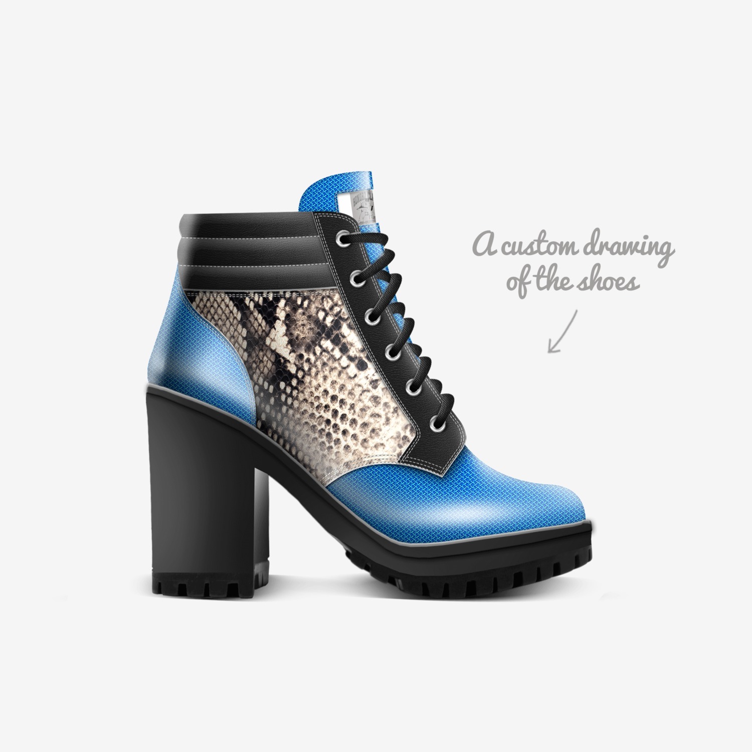 Nonchalant custom made in Italy shoes by Christopher Lawrence | Sketch view