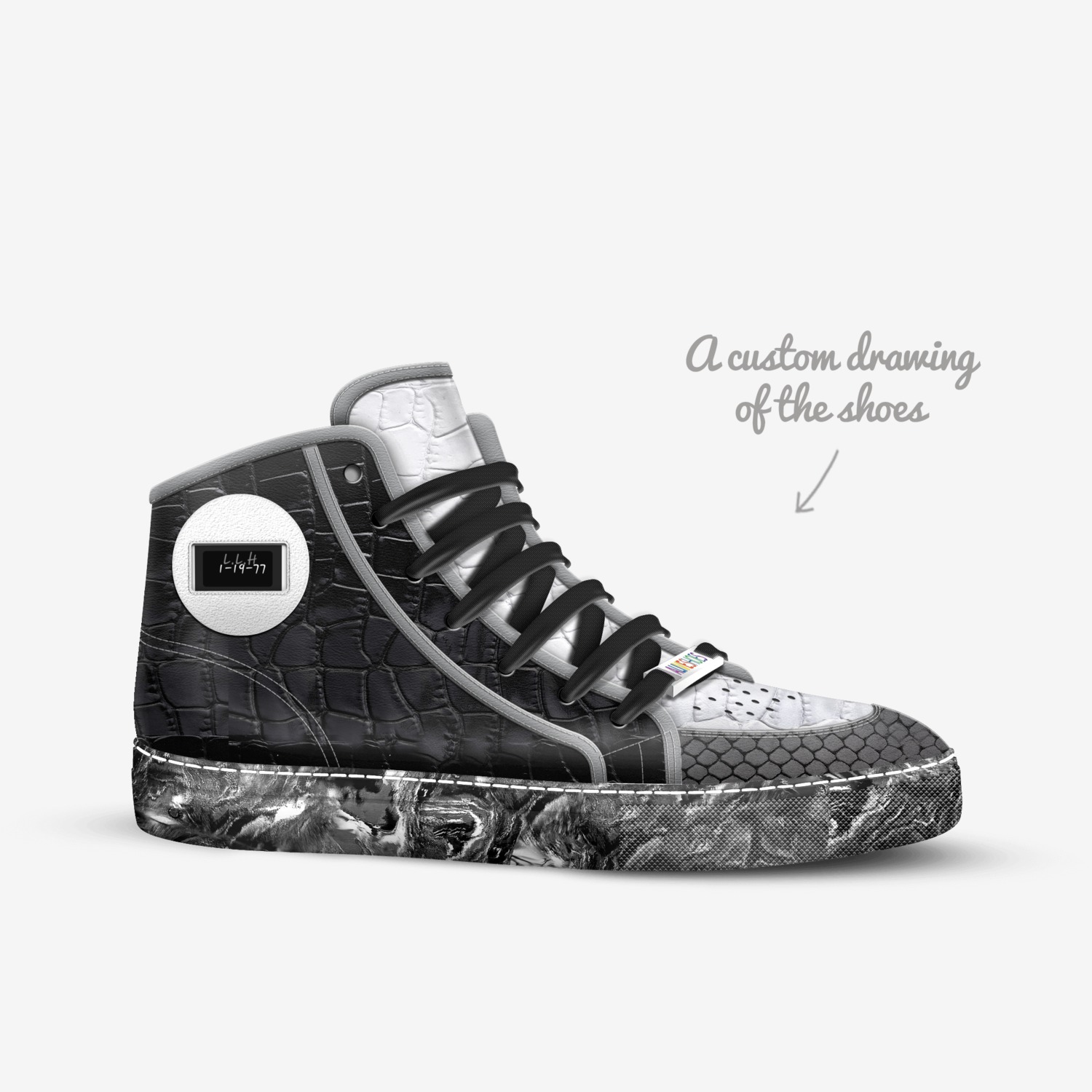 RoYalWear-119Teens custom made in Italy shoes by Danshaun Hampton | Sketch view