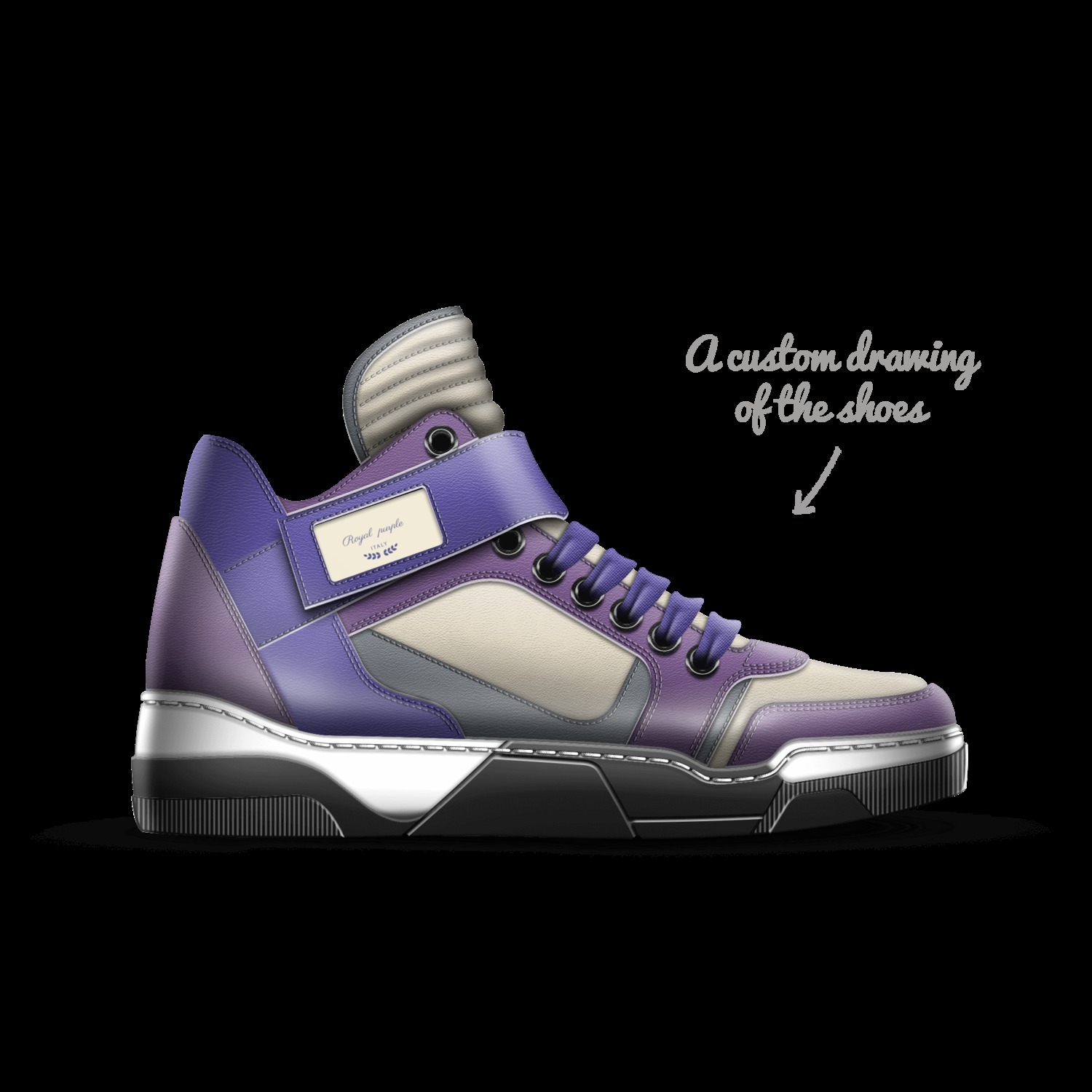 Royal cheap purple shoes