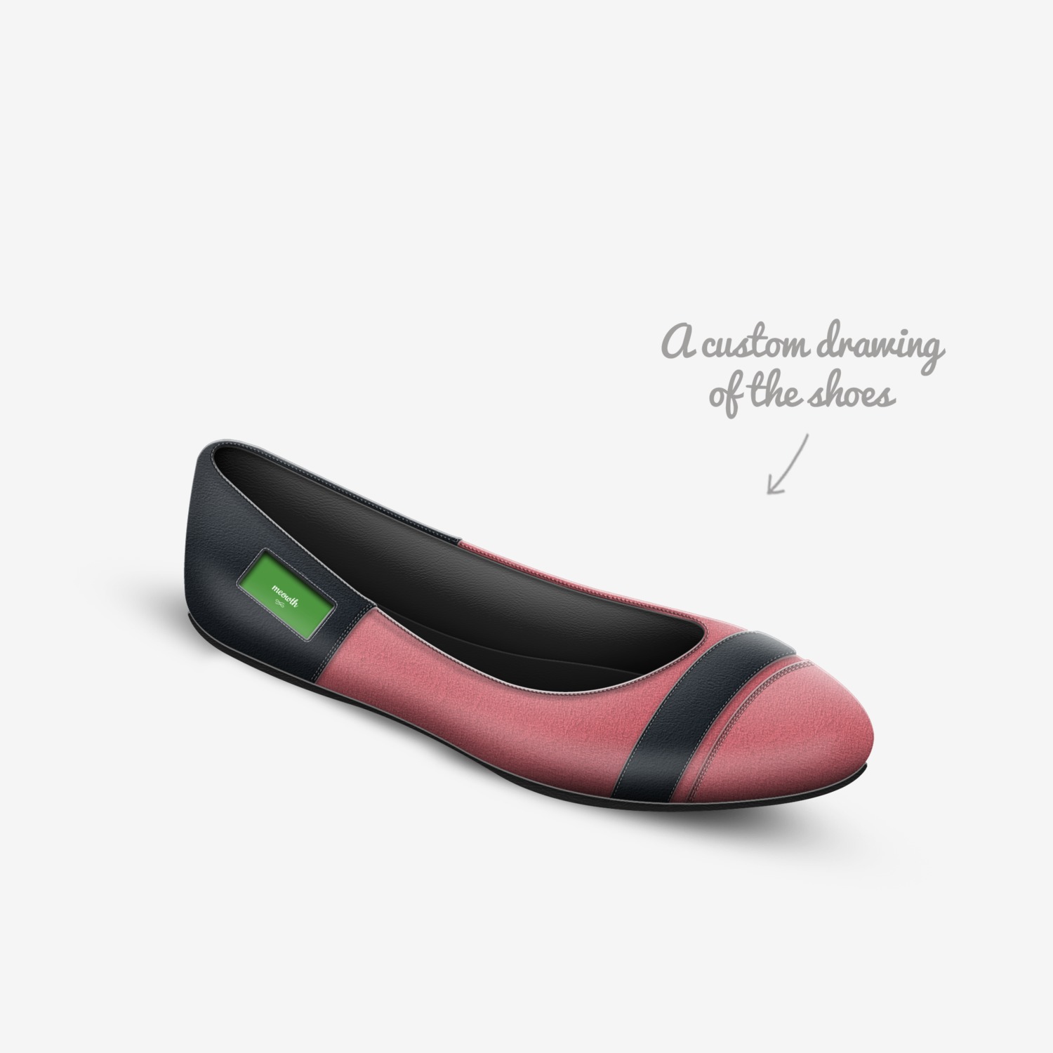 meowth custom made in Italy shoes by Meme Meowth | Sketch view