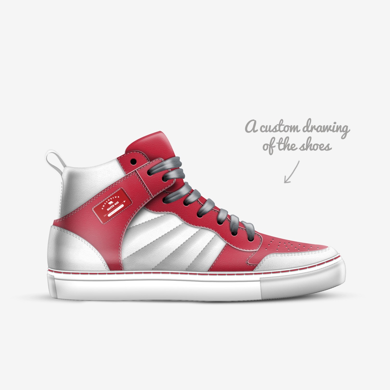 God of War custom made in Italy shoes by Jalen Henderson | Sketch view