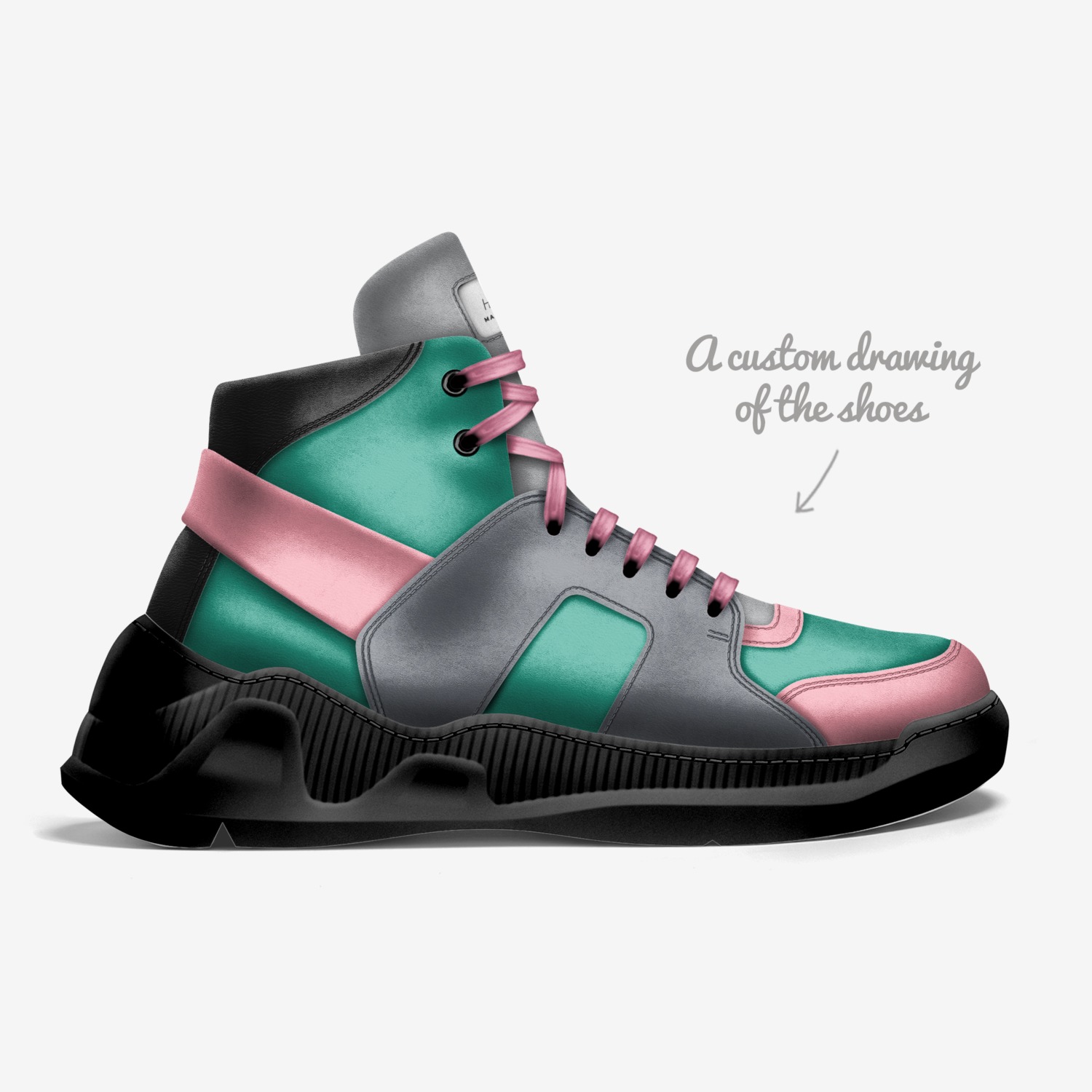 Head start  custom made in Italy shoes by Gregory Thompson | Sketch view