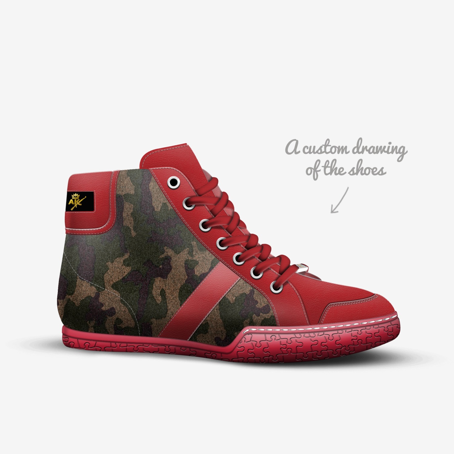3ED custom made in Italy shoes by Rudolph Rothwell Iii | Sketch view
