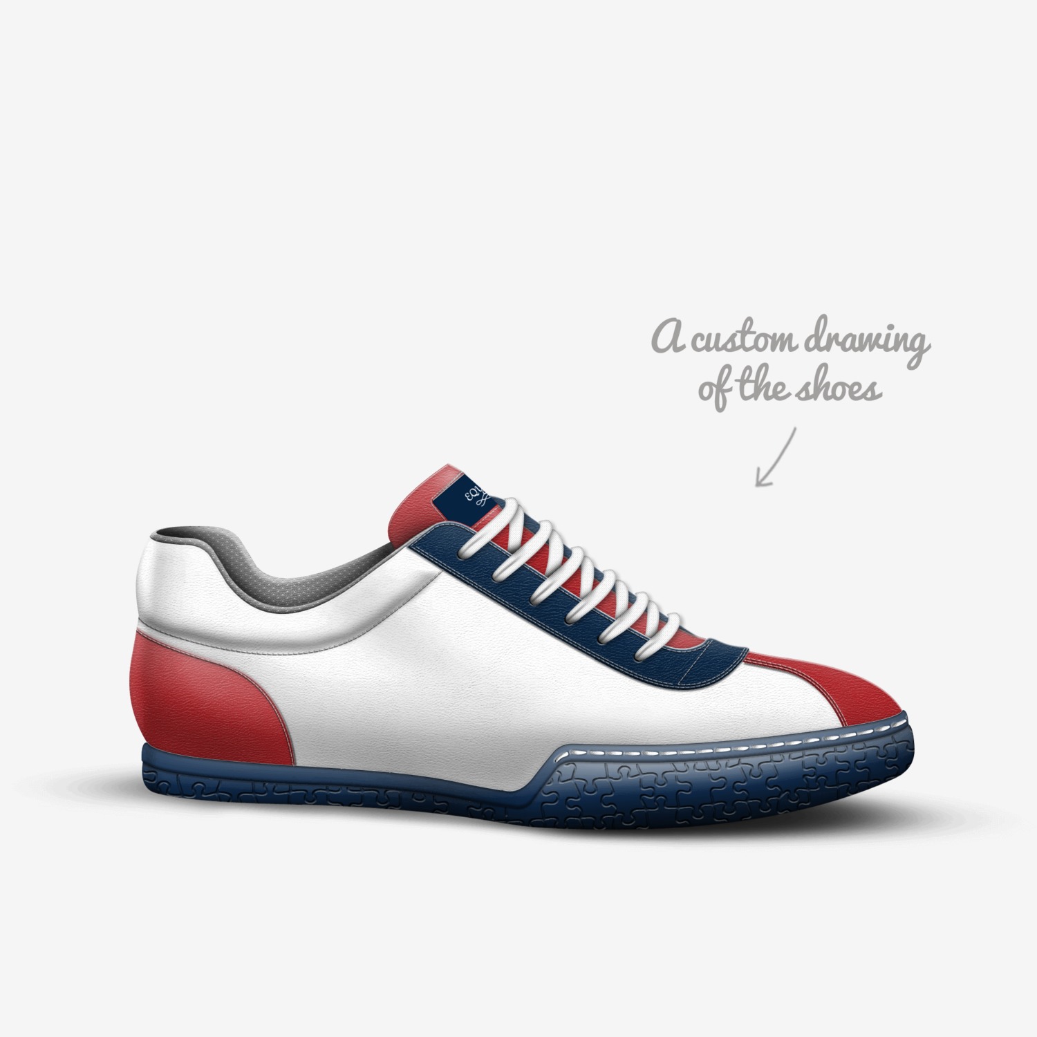 EQY  custom made in Italy shoes by Eric Eq Young | Sketch view