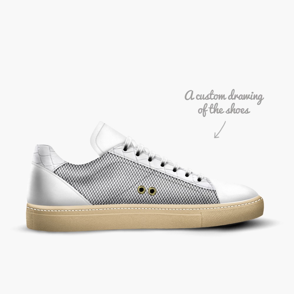 Louver (White) artisan made in Italy shoes by Nwani Izu