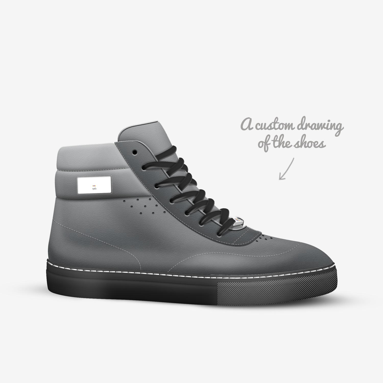 Jorden custom made in Italy shoes by J B | Sketch view