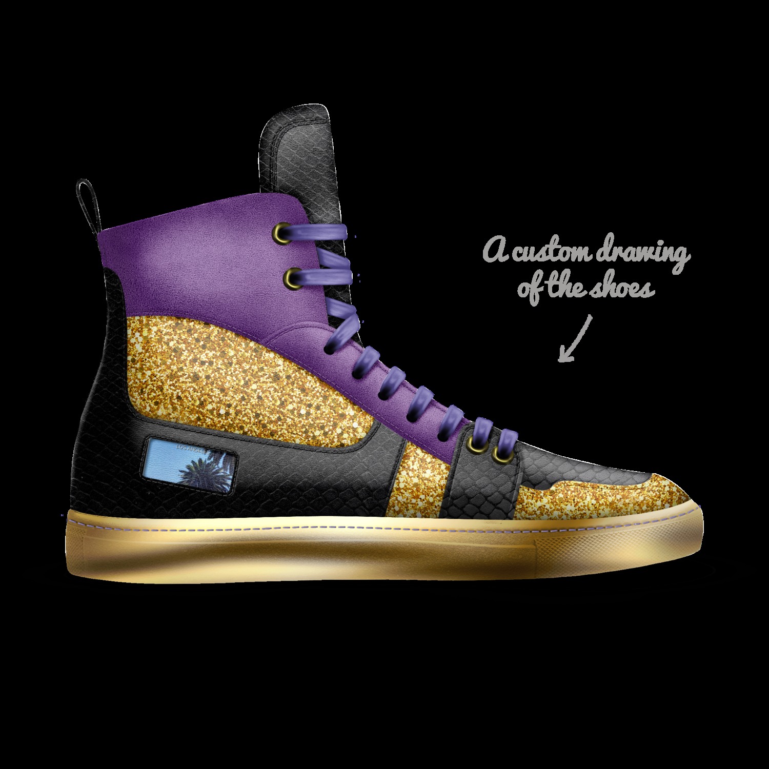 Mamba mentality A Custom Shoe concept by Cameron Mabins