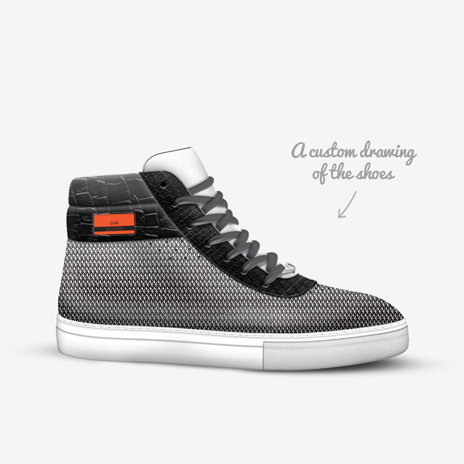 El toro custom made in Italy shoes by Sergio Ledesma | Sketch view