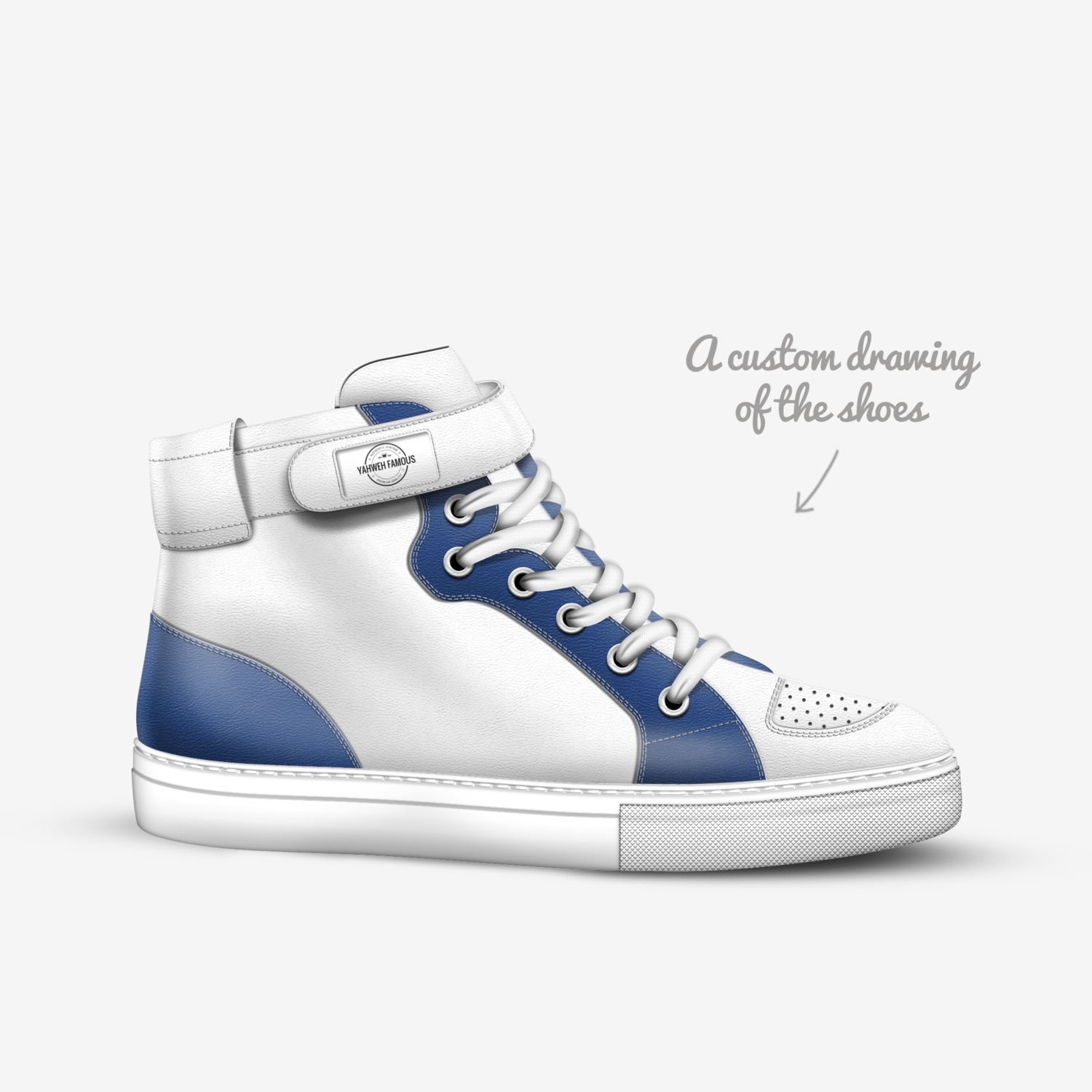 Yahweh Famous custom made in Italy shoes by Yahweh Ben Yahweh Bath Yahweh | Sketch view