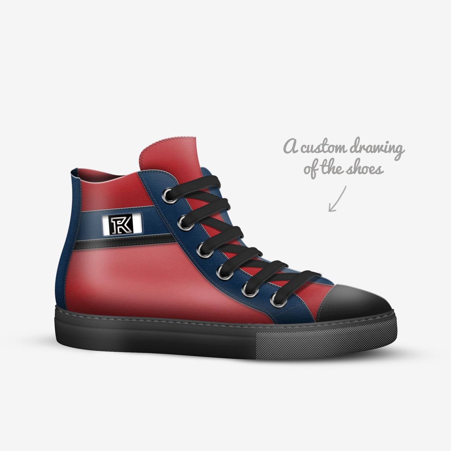 CL0WN SH03'$ custom made in Italy shoes by Dj C@rn!-v0r3 | Sketch view