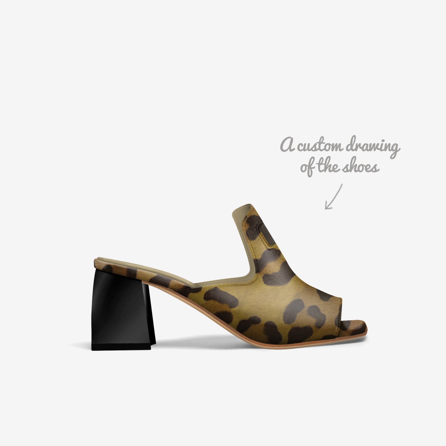 STL custom made in Italy shoes by Pedro Garcia | Sketch view