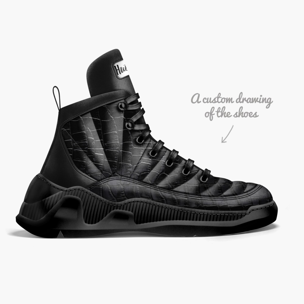 Hue-Man limited edition shoe Hue-Man artisan made in Italy shoes by Day1 J