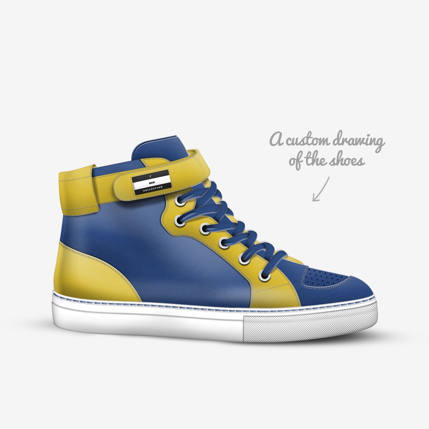 neo custom made in Italy shoes by Nathan Neo | Sketch view