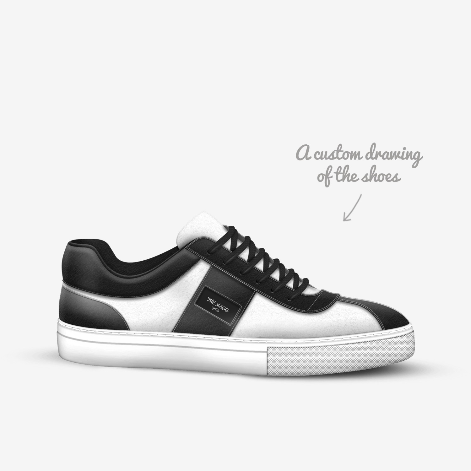 THE MAGG custom made in Italy shoes by Orlando Irving | Sketch view