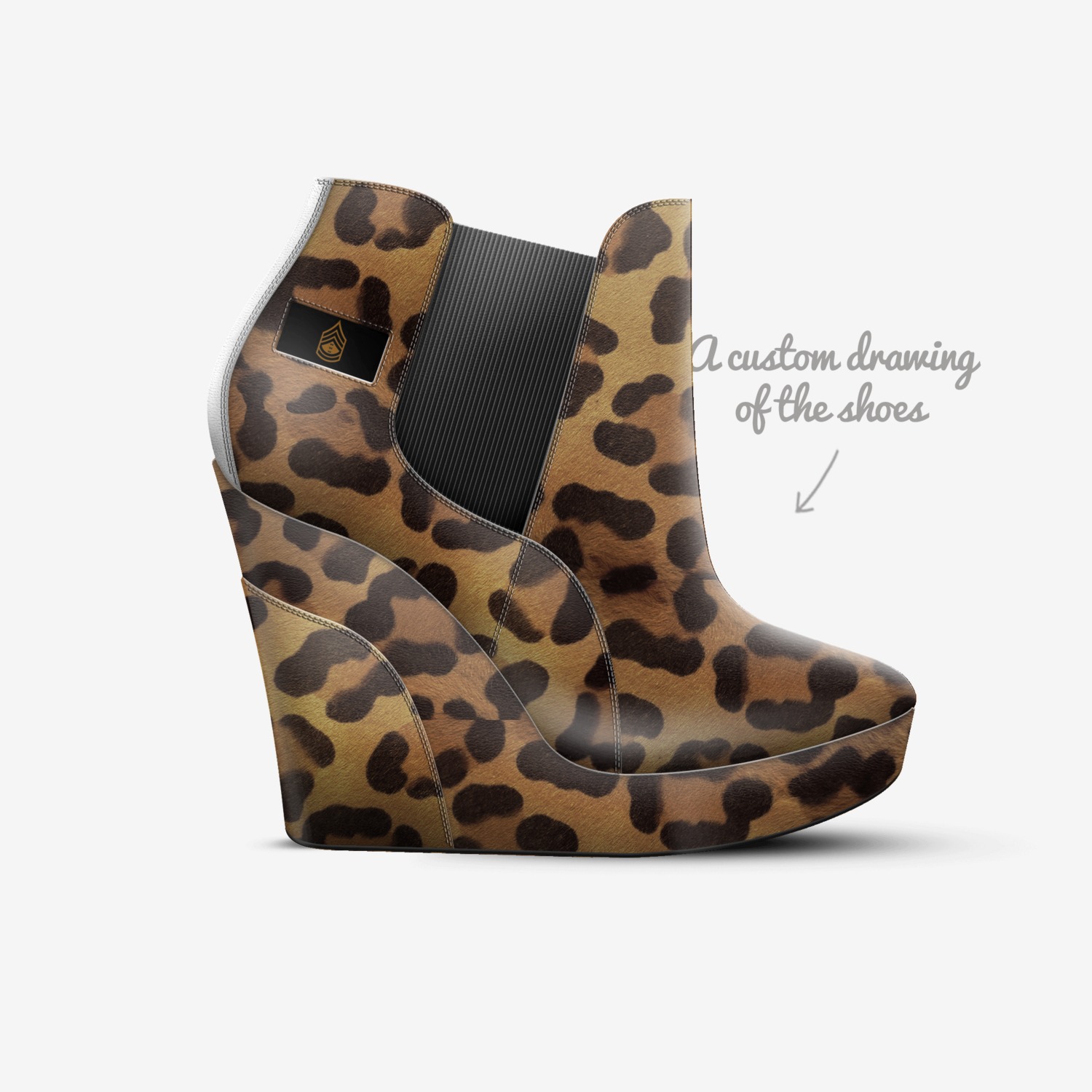 Zulu Royalty 3 custom made in Italy shoes by John H. Harris, Jr. | Sketch view