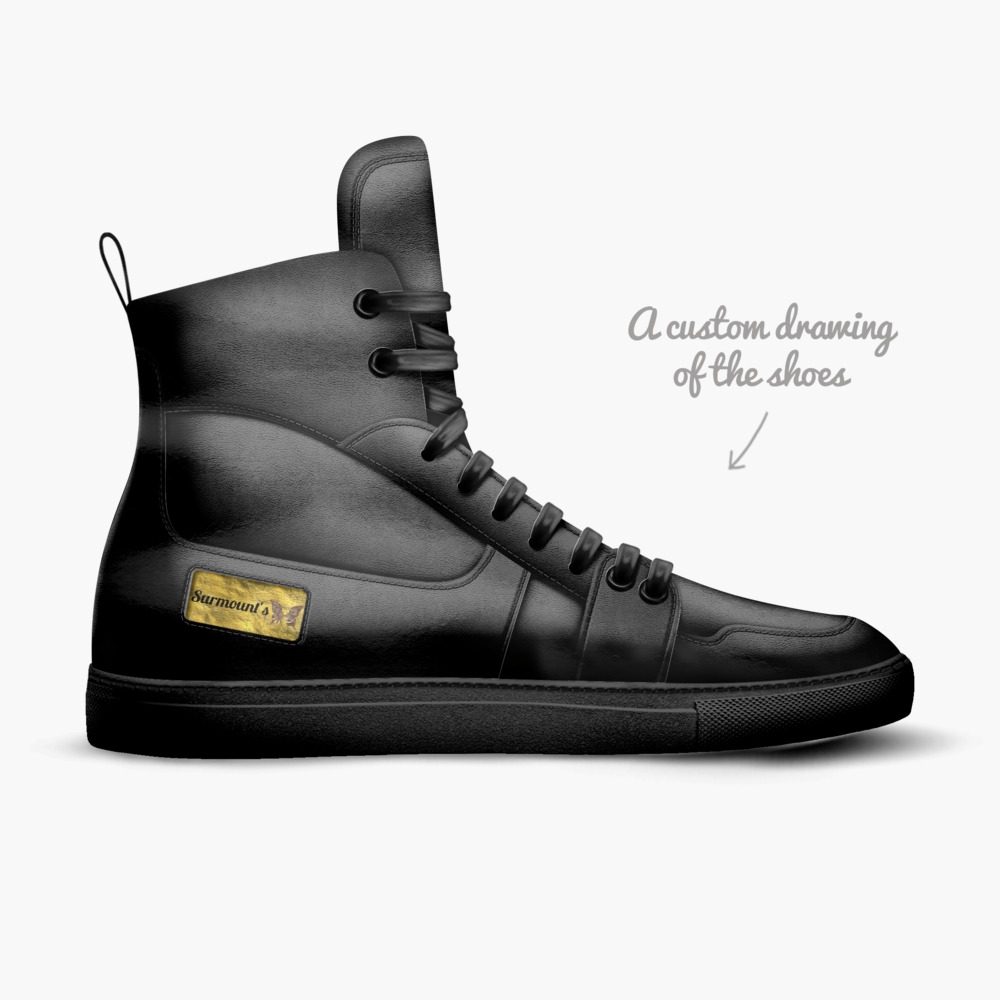 Surmount Dawns limited edition shoe Surmount Dawns artisan made in Italy shoes by Sue Page