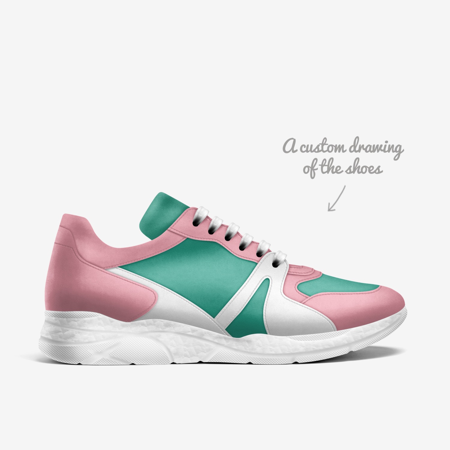 izzy's custom made in Italy shoes by Izsabelle Collins | Sketch view