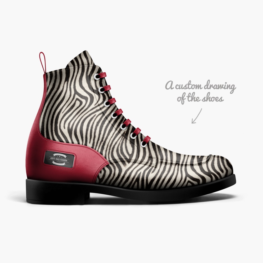 ADITI-KALI FUSION- limited edition shoe ADITI-KALI FUSION- artisan made in Italy shoes by Aditi-kali Of Wonkey Donkey Bazaar