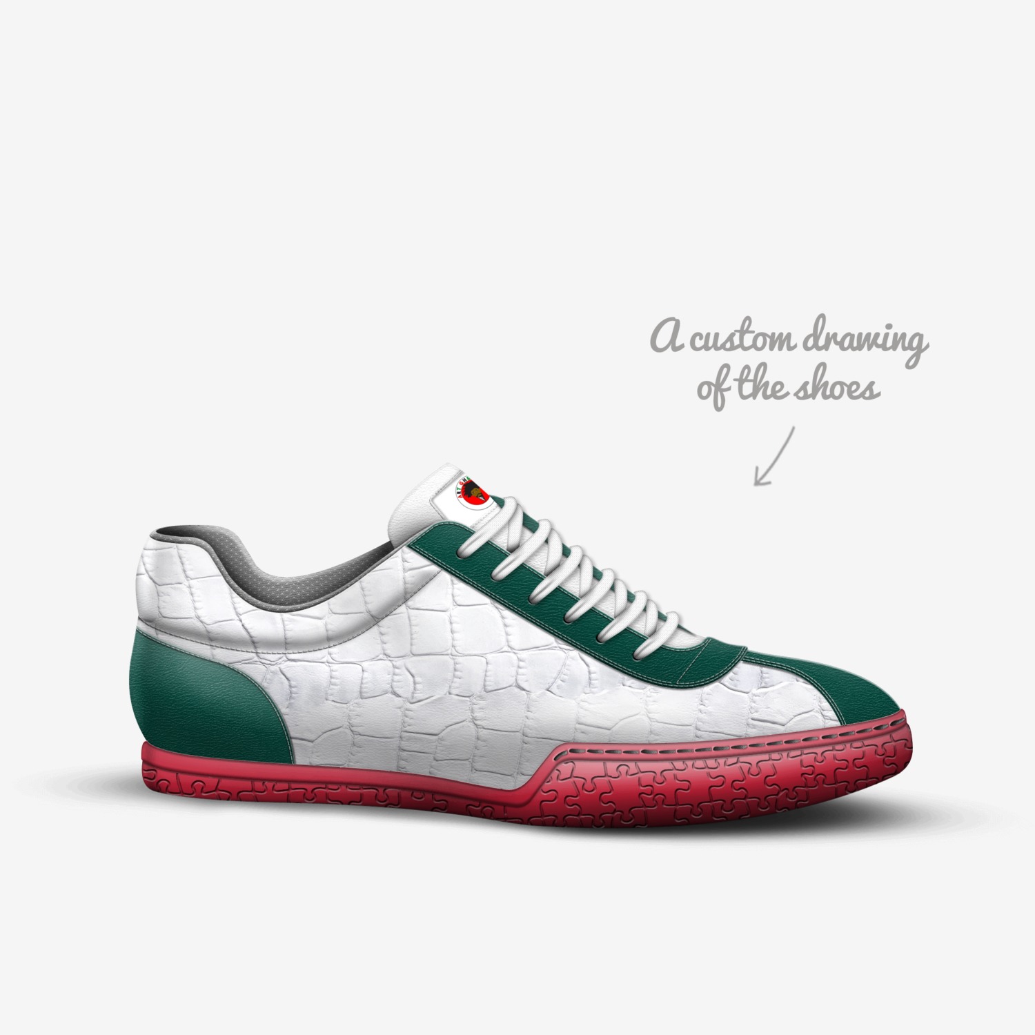 Art Ghetto© custom made in Italy shoes by Christopher Buchanan El | Sketch view