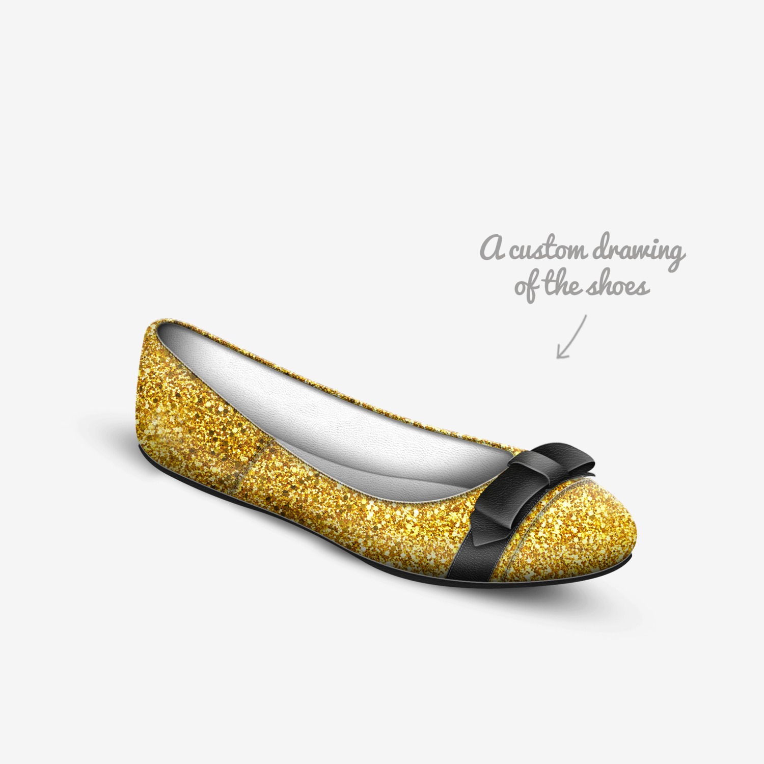 Queen Abijah custom made in Italy shoes by John H. Harris, Jr. | Sketch view