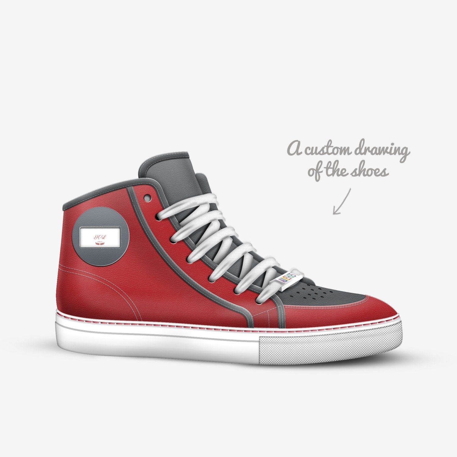 K-L custom made in Italy shoes by Cedric Bailey | Sketch view