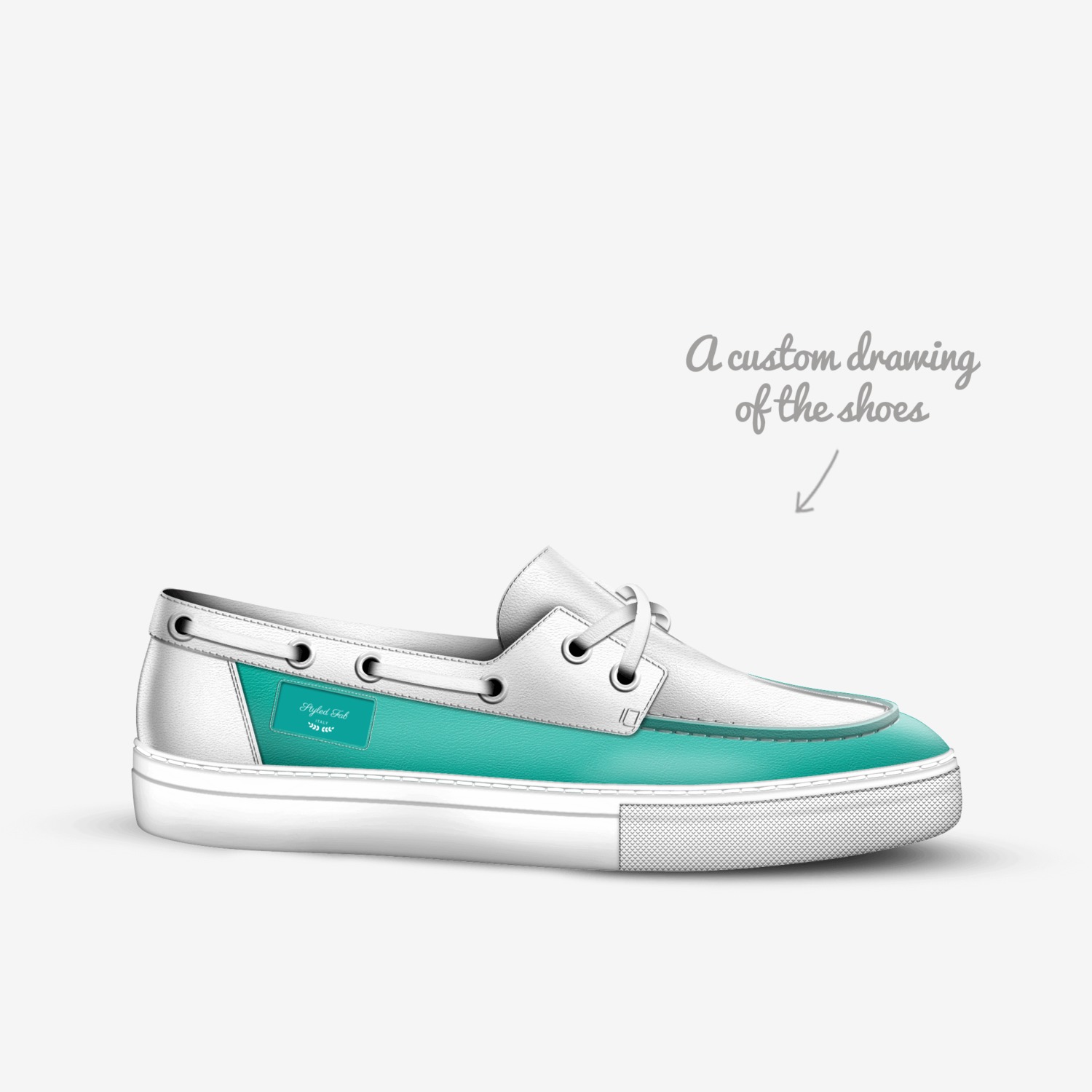 Styled Fab custom made in Italy shoes by Nadia C. Styling | Sketch view