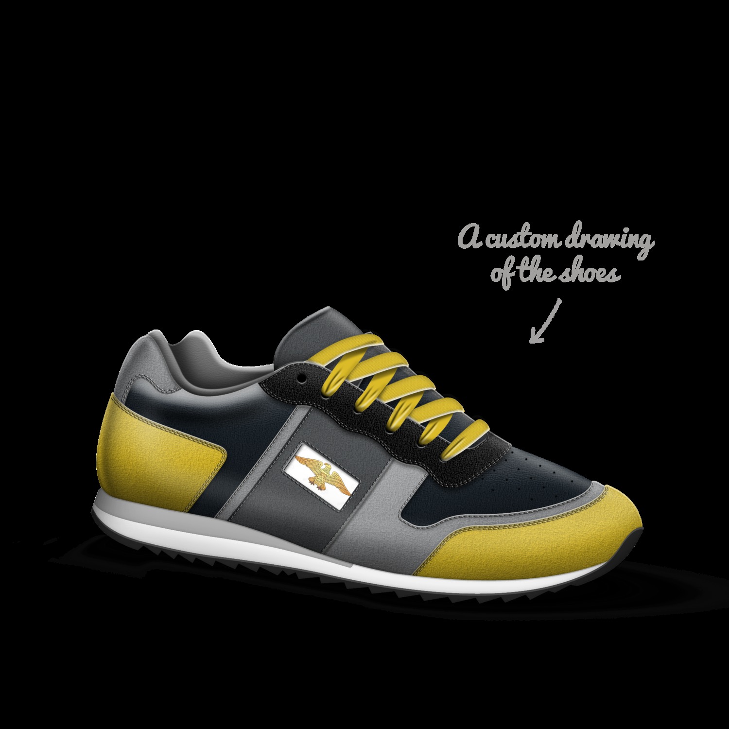 Matt discount gold shoes