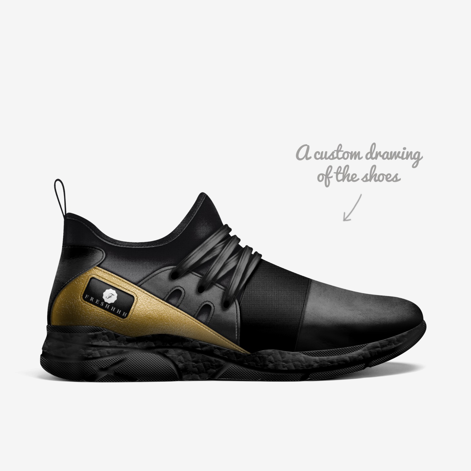 Freshhhh Way custom made in Italy shoes by Fresh Way | Sketch view