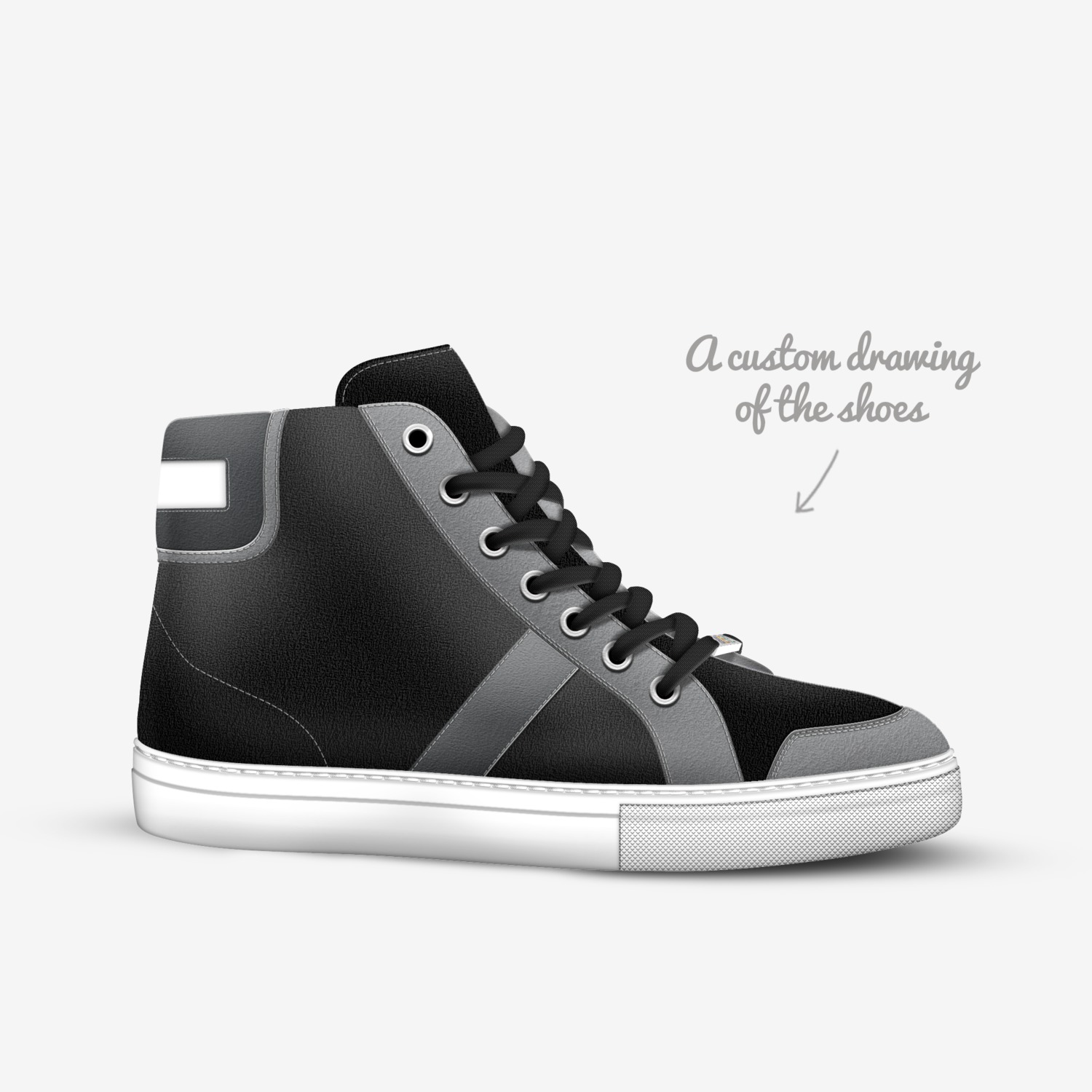Twitch custom made in Italy shoes by Bruce Zummo Jr | Sketch view