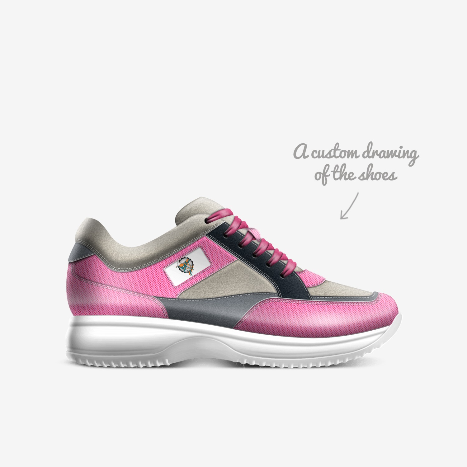 Solo Soles custom made in Italy shoes by Royce Bouknight Jr. | Sketch view