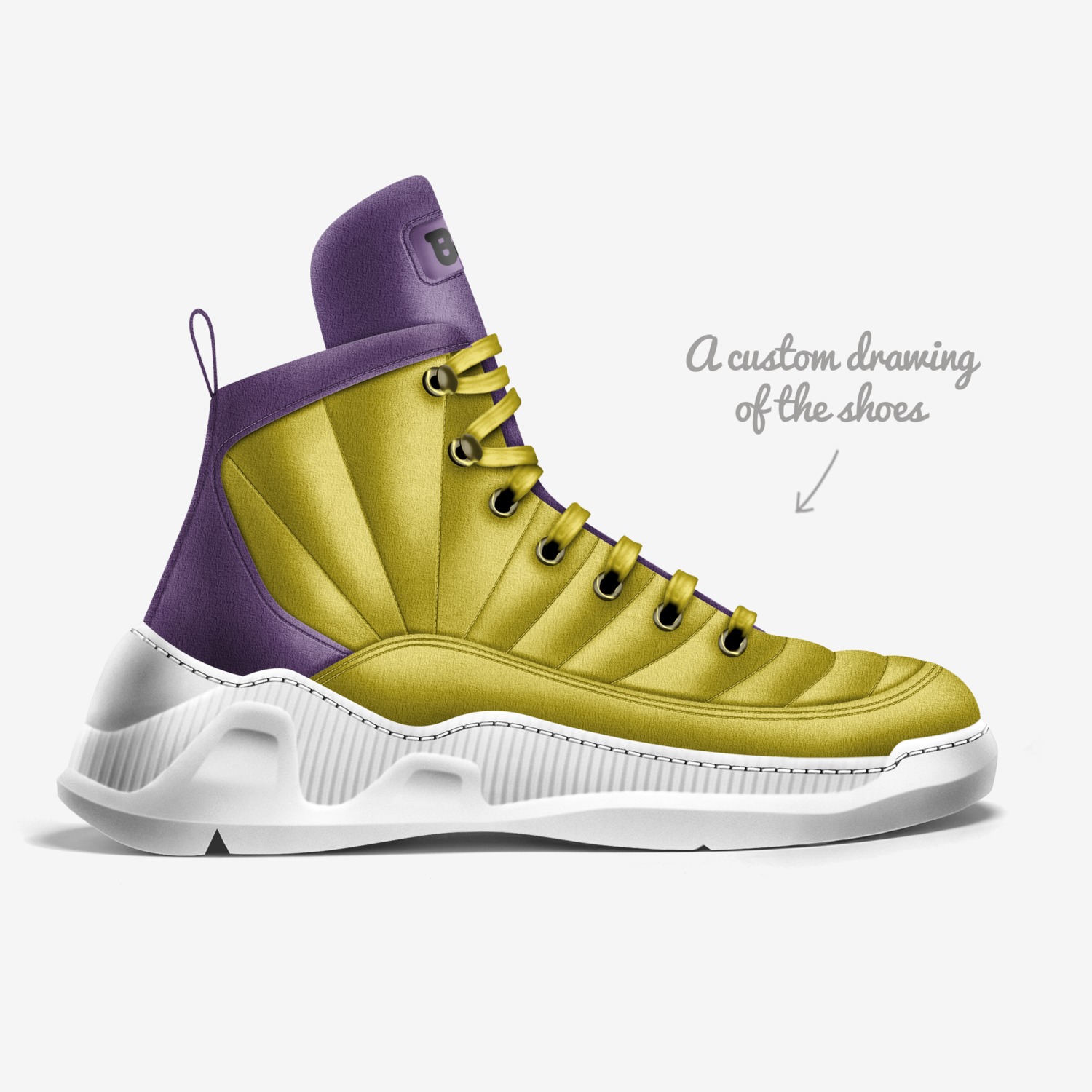 24K8 WO Suede custom made in Italy shoes by Being Great Every Day | Sketch view