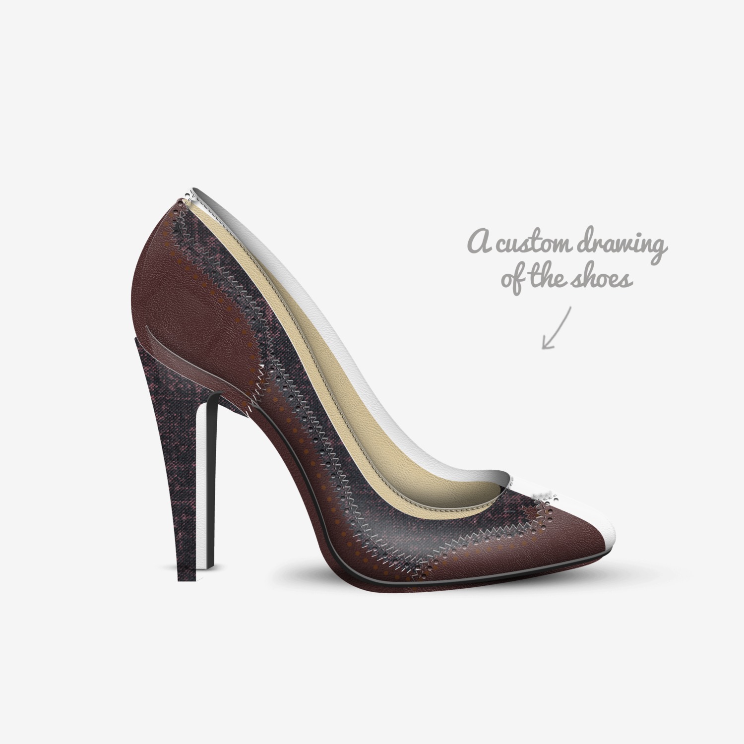 Paul James custom made in Italy shoes by Paul James | Sketch view