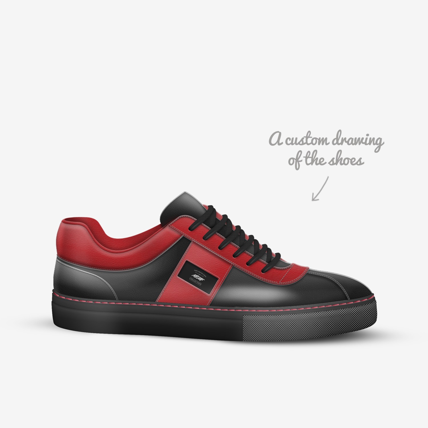 MISAF custom made in Italy shoes by Ysf Mysaf | Sketch view