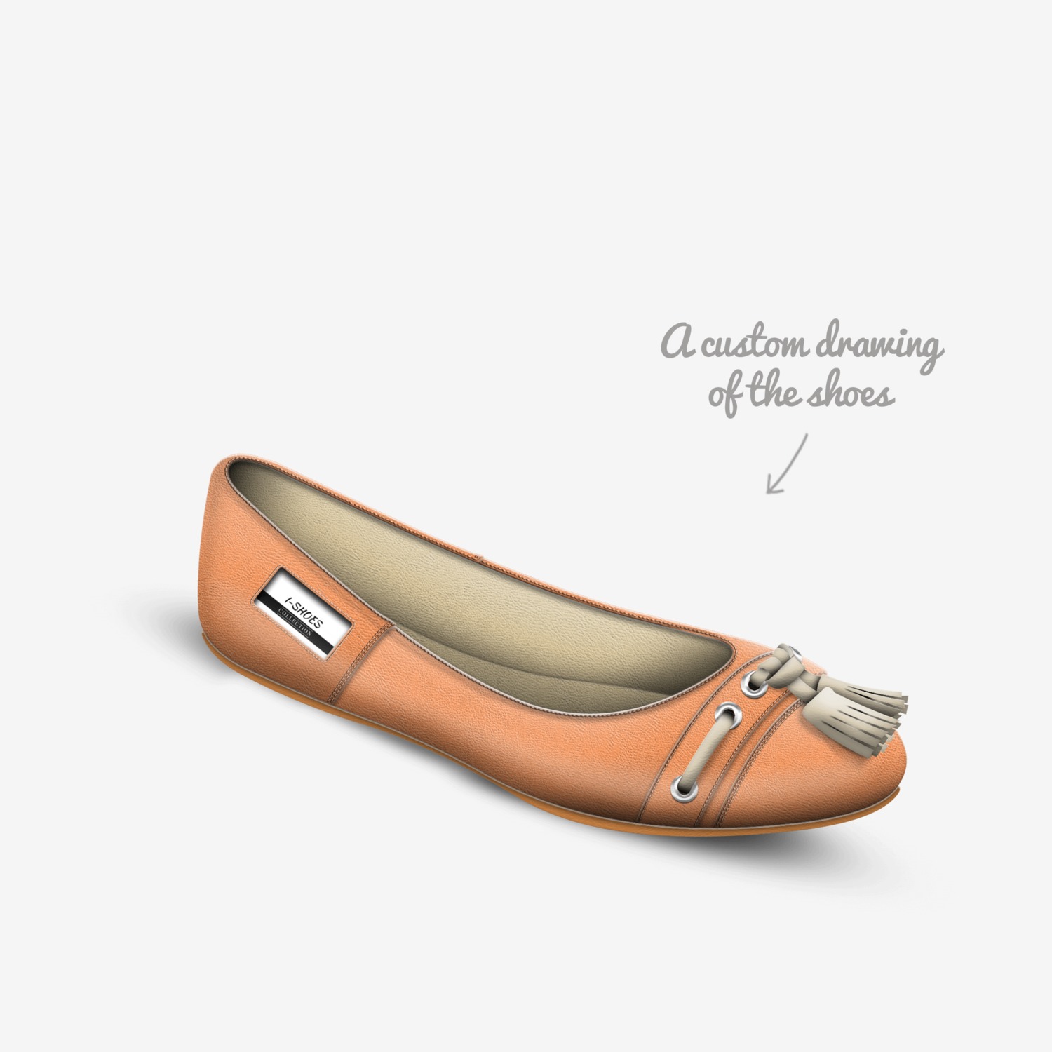 I-SHOES custom made in Italy shoes by Isaac A Mensah | Sketch view