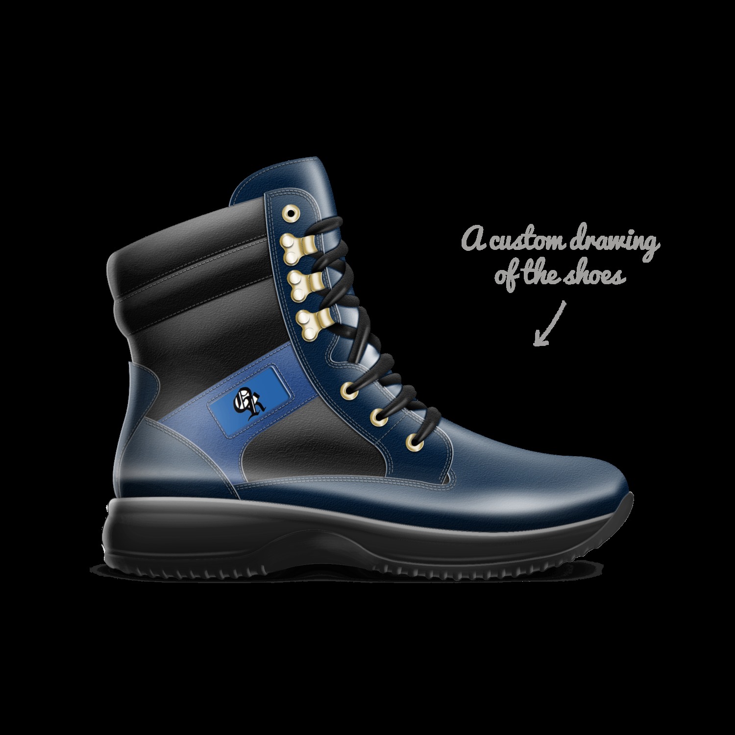 Blue Nile Nubian A Custom Shoe concept by Oscar Raphael