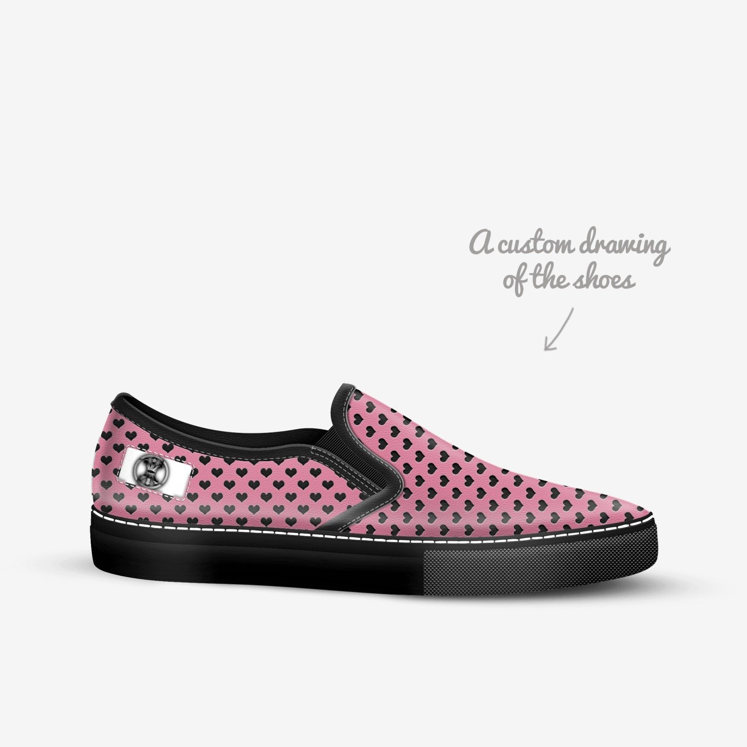 Love Shoes  custom made in Italy shoes by Morris Hayes Jr | Sketch view