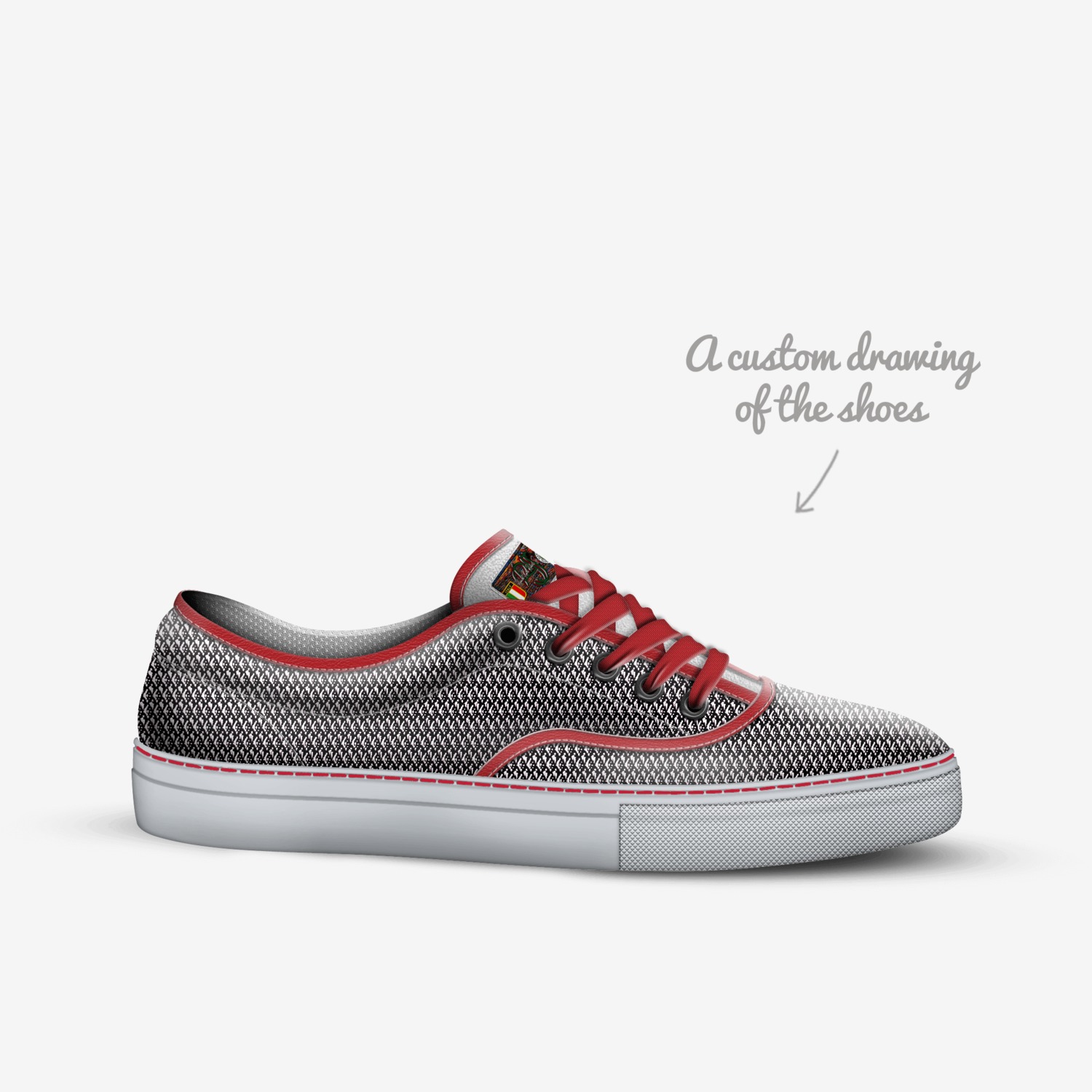 THE COVID19 V4 custom made in Italy shoes by Ronald Roberts | Sketch view