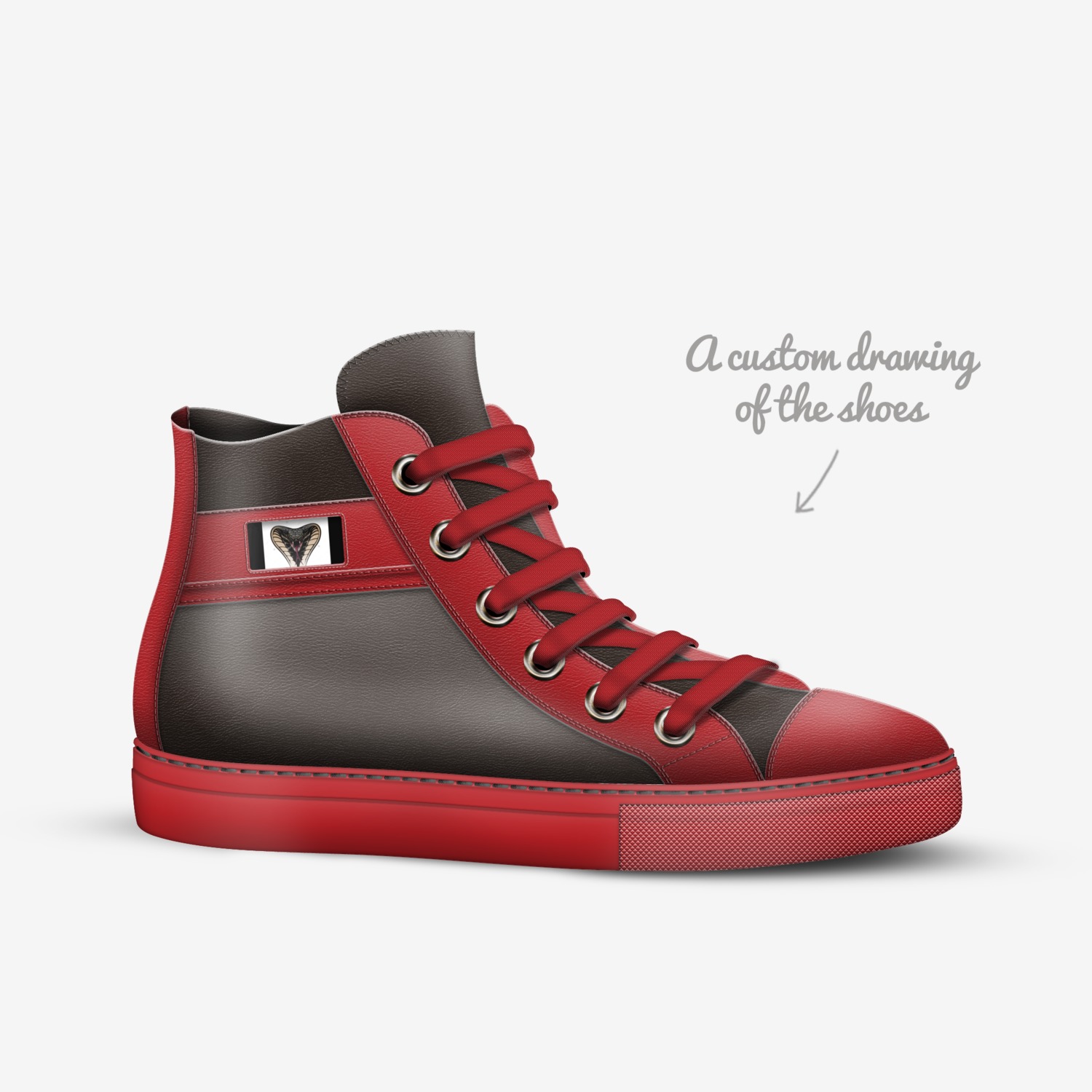 Cobra custom made in Italy shoes by Bresson Bress | Sketch view
