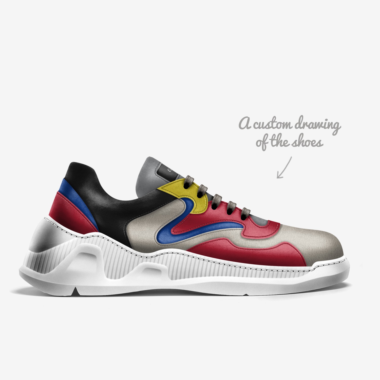 E.M. Shoe custom made in Italy shoes by Emre Memiş | Sketch view