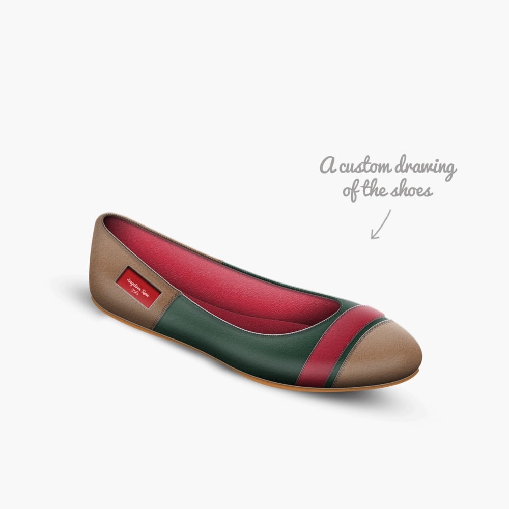 Angelina Rose limited edition shoe Angelina Rose artisan made in Italy shoes by Kelly Moran